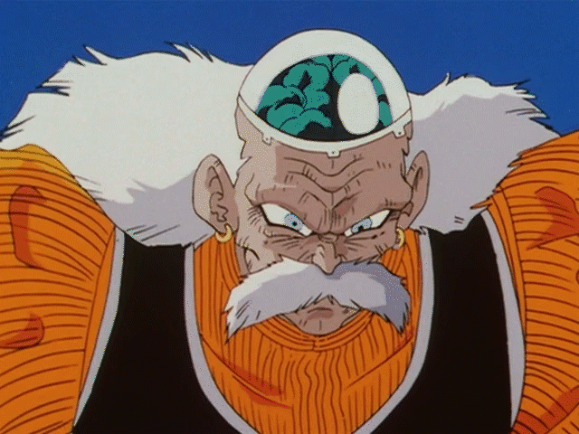 Dr. Gero fires his laser